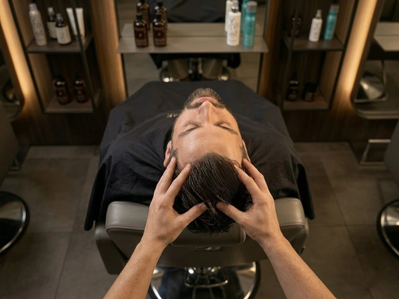 Pánský střih + masáž hlavy